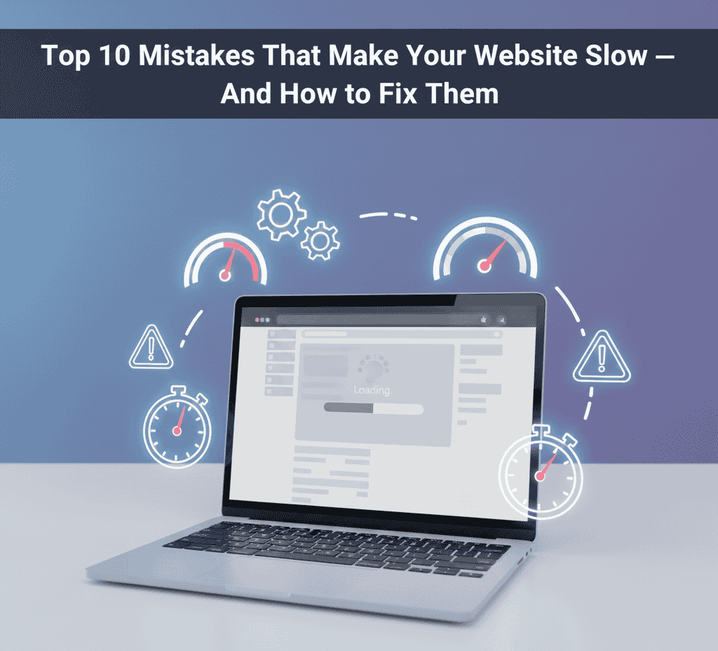Top 10 Mistakes That Make Your Website Slow — And How to Fix Them