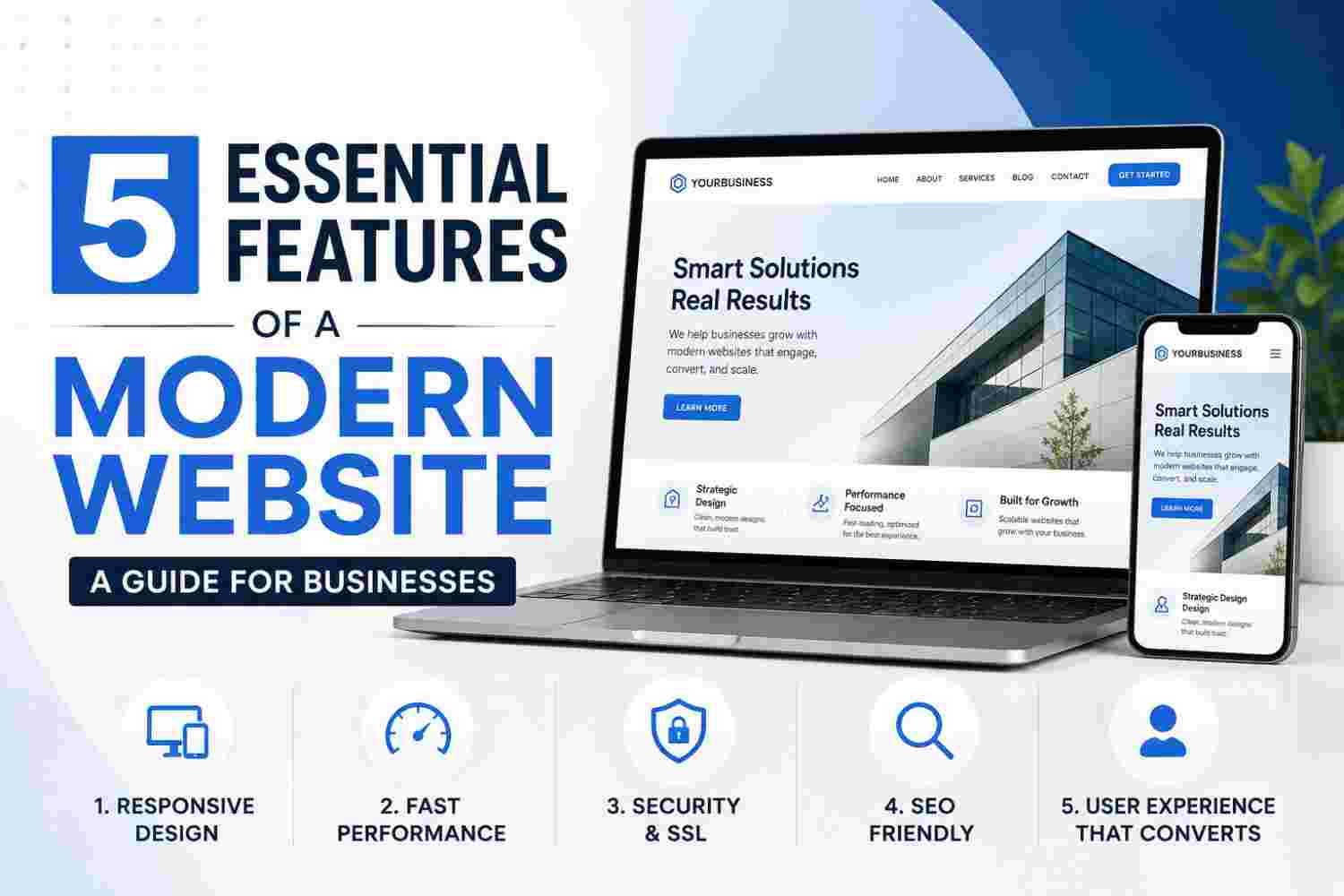 5 Essential Features of a Modern Website: A Guide for Businesses