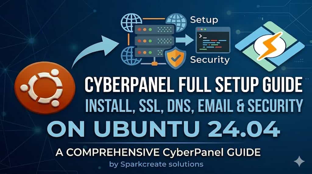 CyberPanel Full Setup Guide: Install, SSL, DNS, Email & Security on Ubuntu 24.04